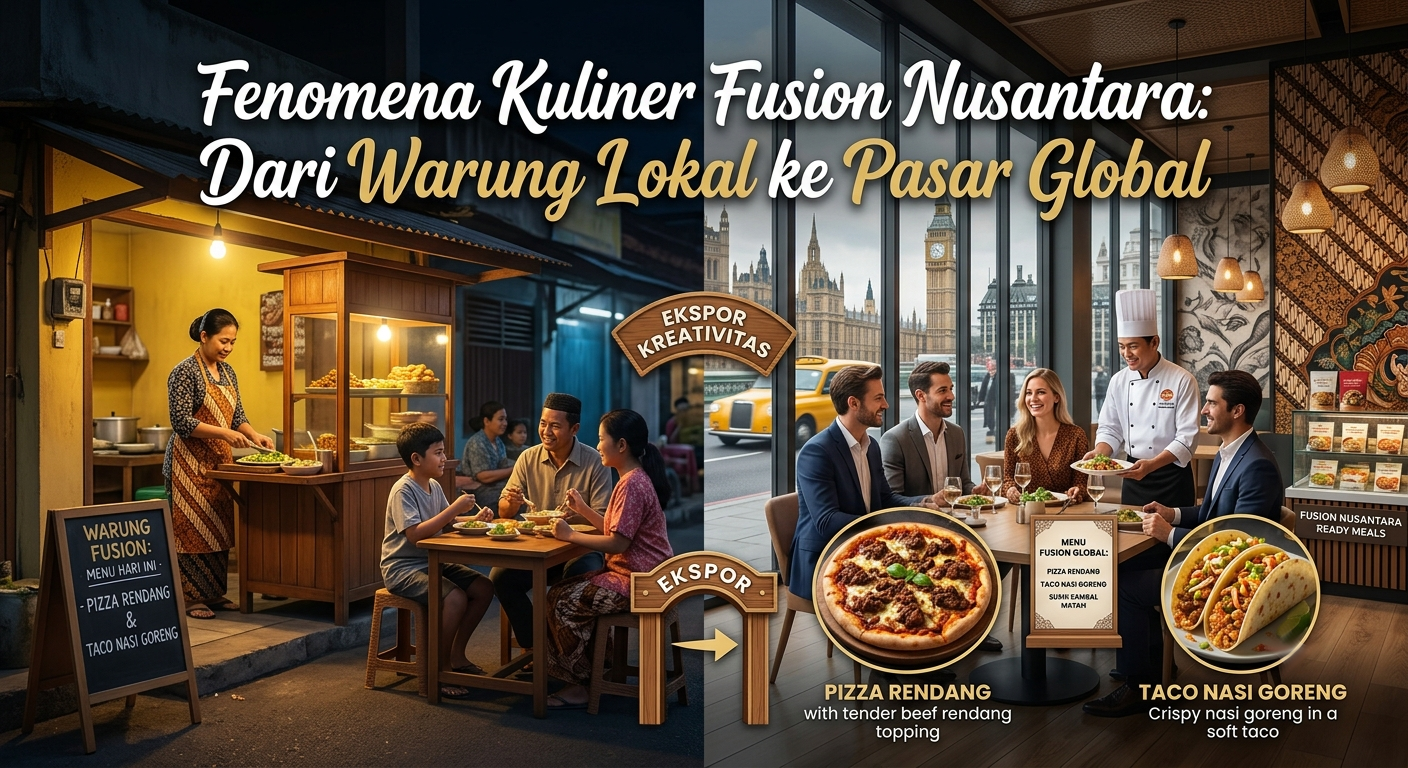 Fenomena Kuliner Fusion Nusantara: Dari Warung Lokal ke Pasar Global